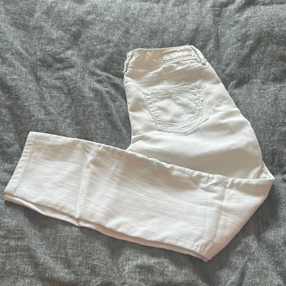 Express Women's White Jeans- Size 2
